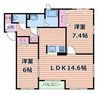 間取図 ロイヤルファインヴェール