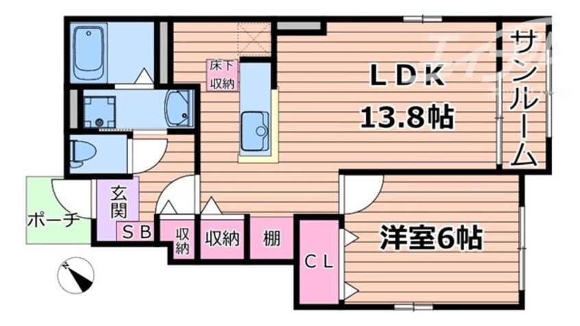 間取図 フィデール・セブン