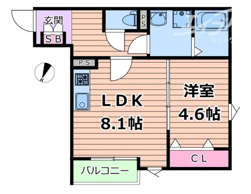 間取図 BeLAir Toyotsu