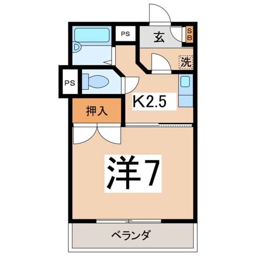 間取図 メイリリー幸町