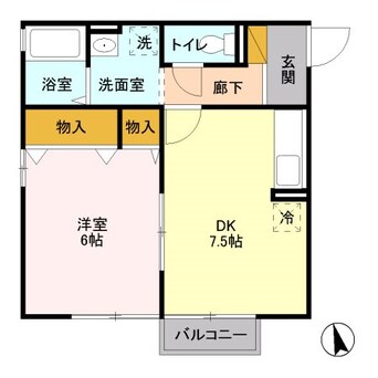 間取図 グレープハウスＫ（A棟）