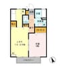 クレセント落合 1LDKの間取り