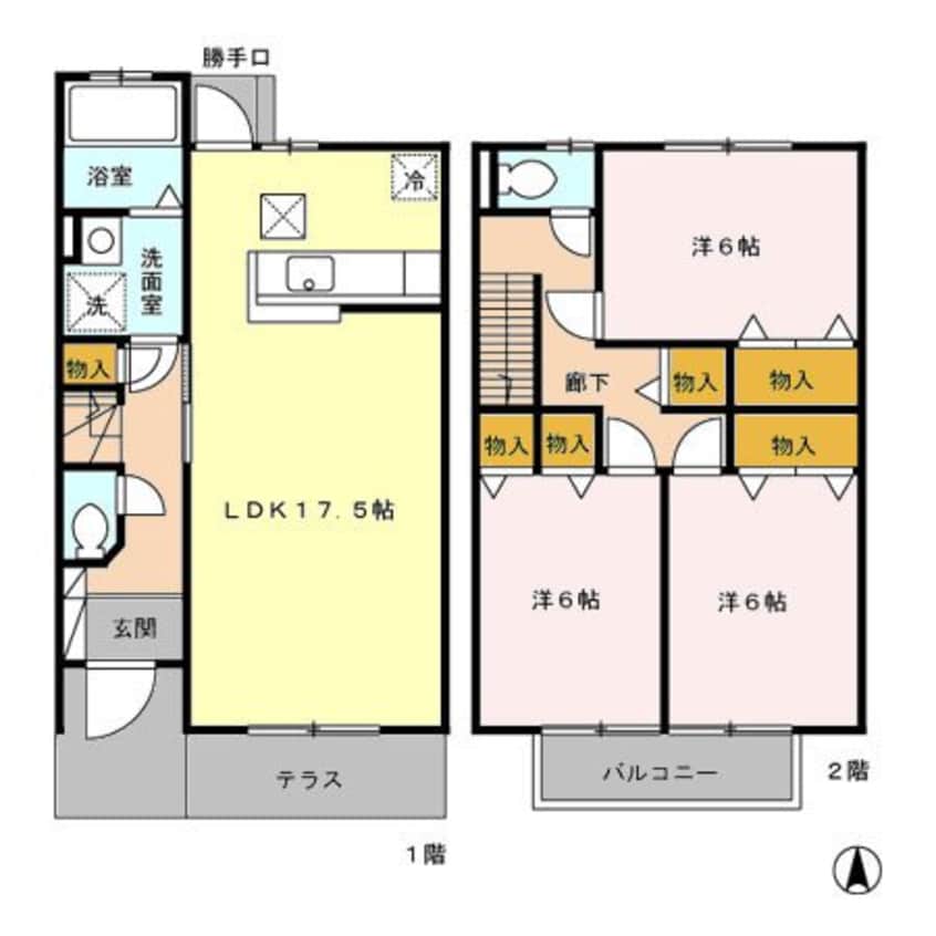 間取図 Ｐフラッツ