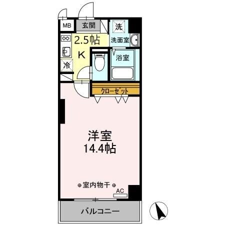 間取り図 グリーンハイツ北口