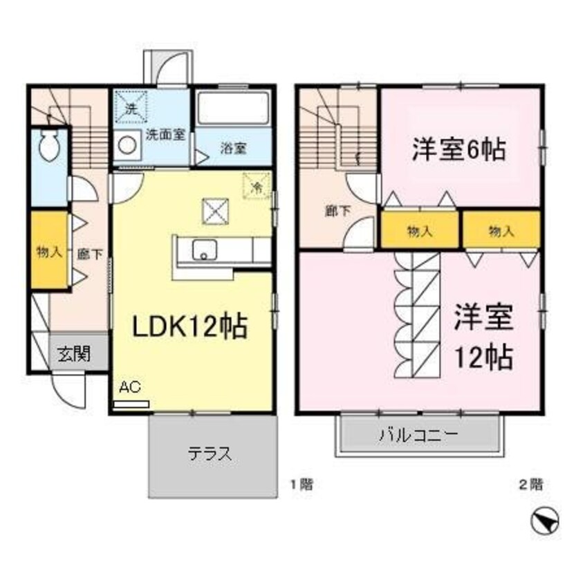 間取図 ヴィル・クレール