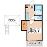 ベラ・ヴィータ南甲府 1Kの間取り