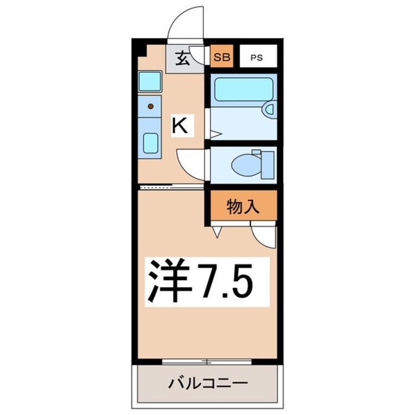 間取図 センチュリーハイツ国母