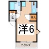 ハイツ三神 1Kの間取り