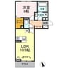 エターナル武田 1LDKの間取り