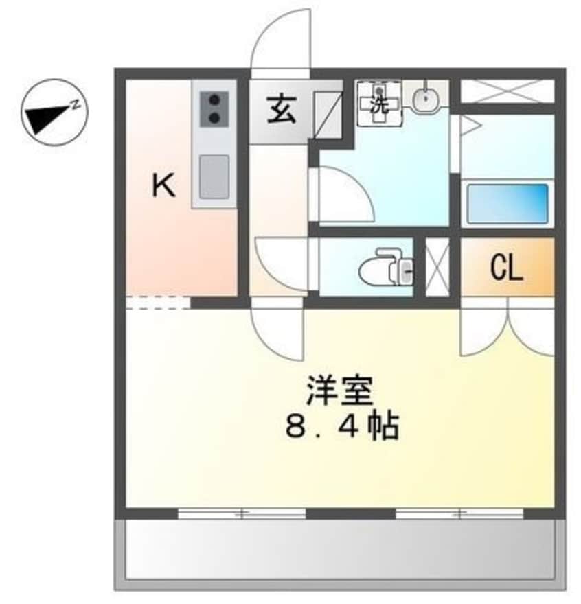 間取図 エクストラ　グライド　Ｙ＆Ｓ