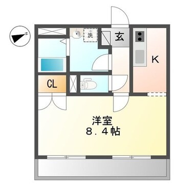 間取図 エクストラ　グライド　Ｙ＆Ｓ