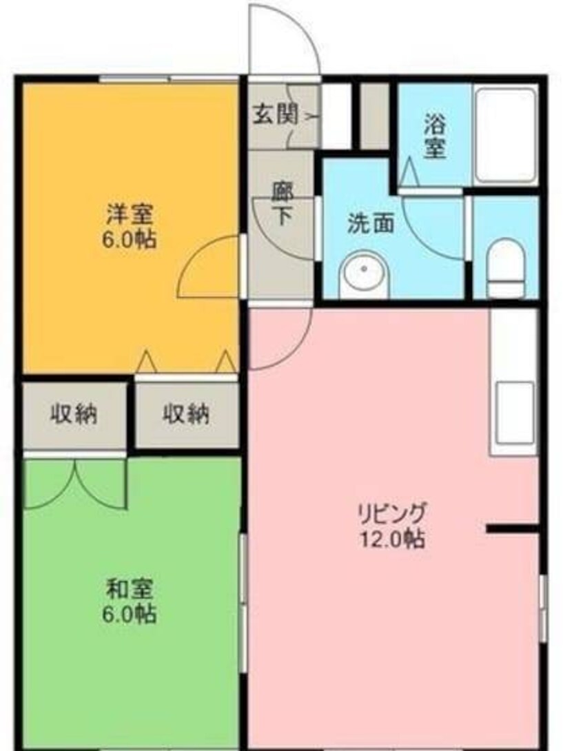 間取図 エレガントハイツＡ