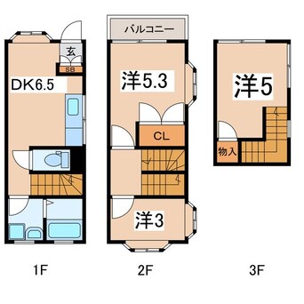 間取図 カーサジマ