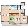 エクセレンス緑ヶ丘 3LDKの間取り