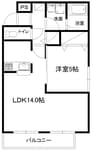 Grand Foret（グランフォーレ） 1LDKの間取り
