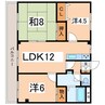 ステータスヒル甲府六番館 3LDKの間取り