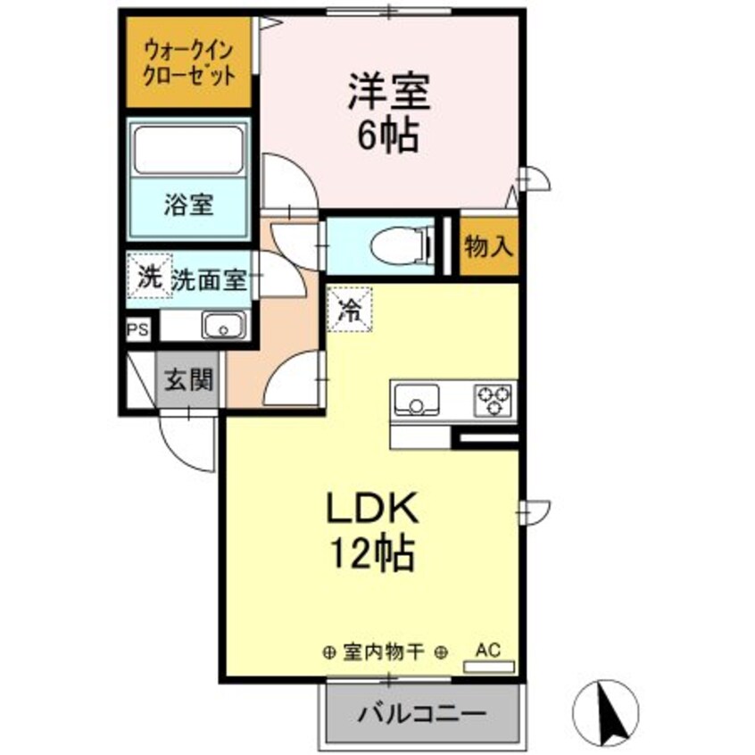 間取図 グレイスタウン青葉　A