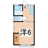 maisonＮ 1Kの間取り
