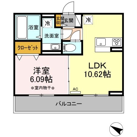 間取り図 プラシード　K