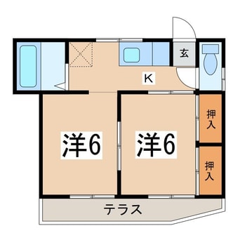 間取図 内藤貸家 Ｃ