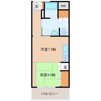 間取図 シルバーハイム増坪