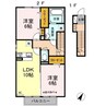 レ・セーナ　B 2LDKの間取り