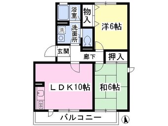 間取図 シャルマン明石 A