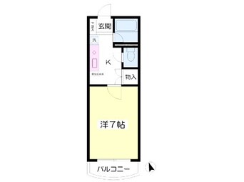 間取図 ピオーネ東光寺 A