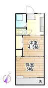 メゾンマツドA 2Kの間取り