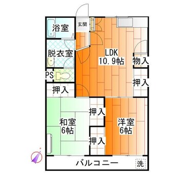 間取図 メゾンマツドB