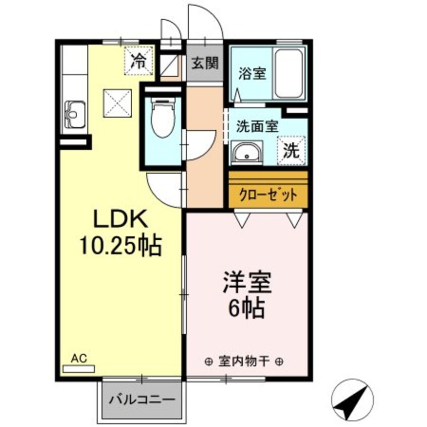 間取図 ドエルコート里吉 B