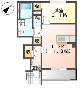 間取図 ル・ヴェルジェ