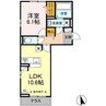 ザナドゥ 1LDKの間取り