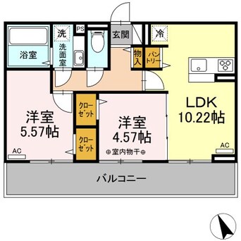 間取図 カメリアハイムY