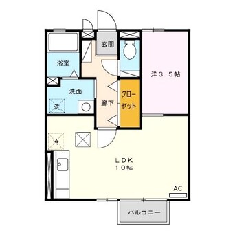 間取図 ディアコート・南 A