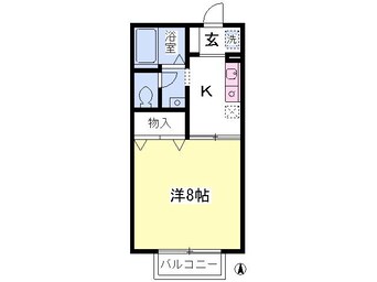 間取図 ハイツシムラ