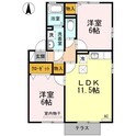 コーポＫＡＩＵＮ Aの間取図