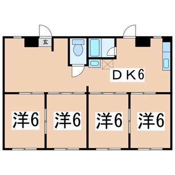 間取図 セラミックハイツ秋山