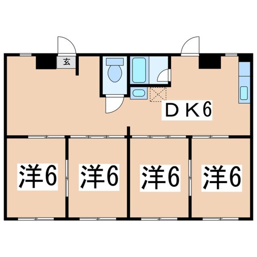 間取図 セラミックハイツ秋山