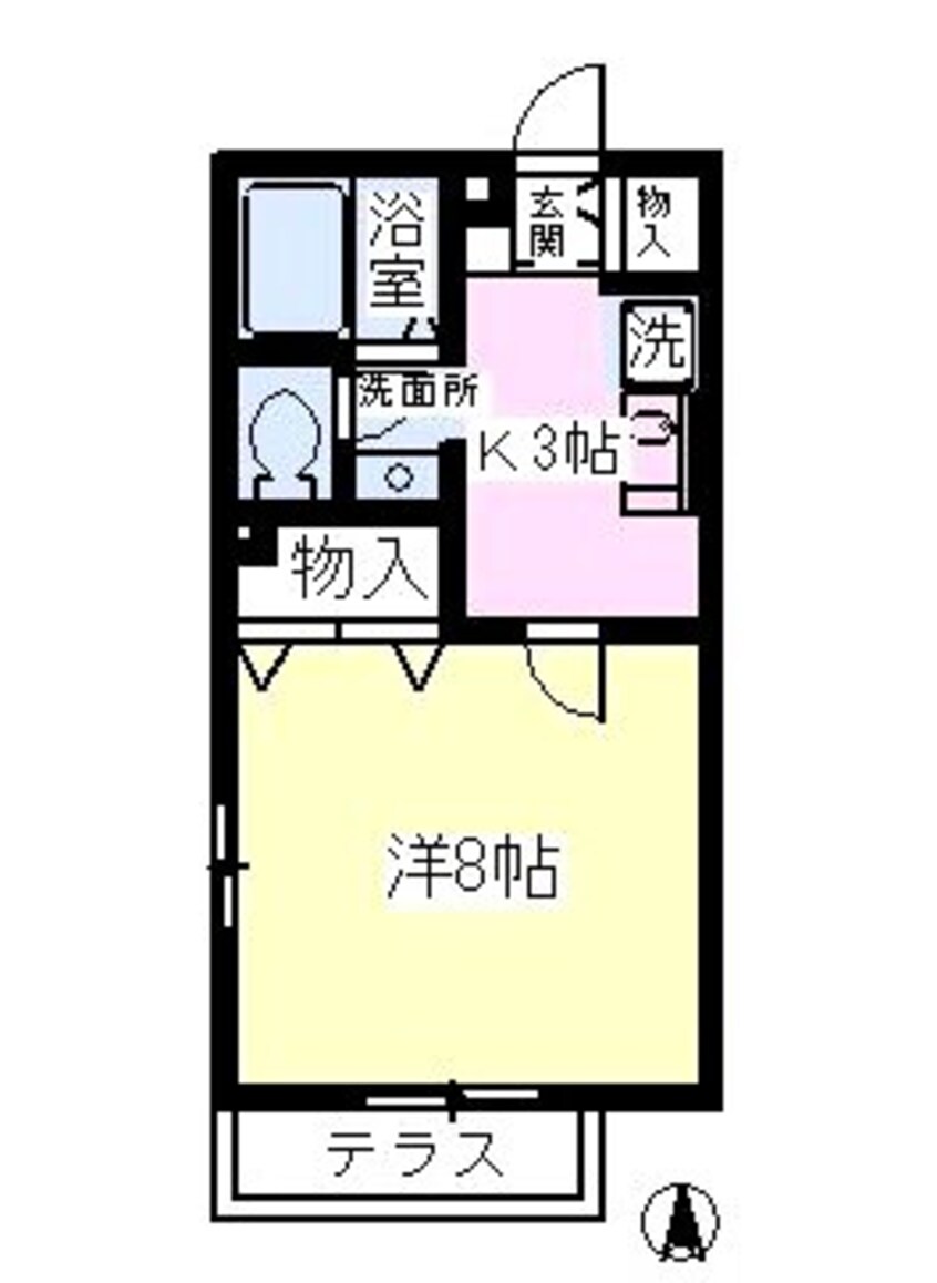 間取図 メゾンローリエ