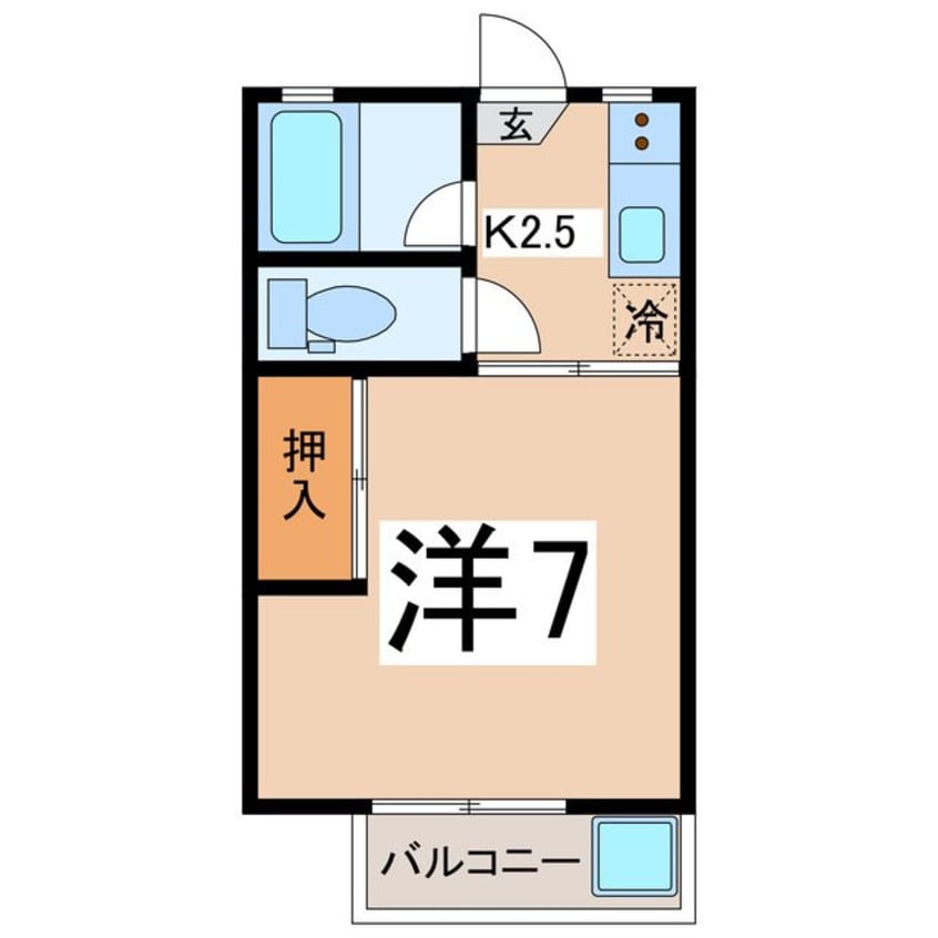 間取図 ドミールマツキ