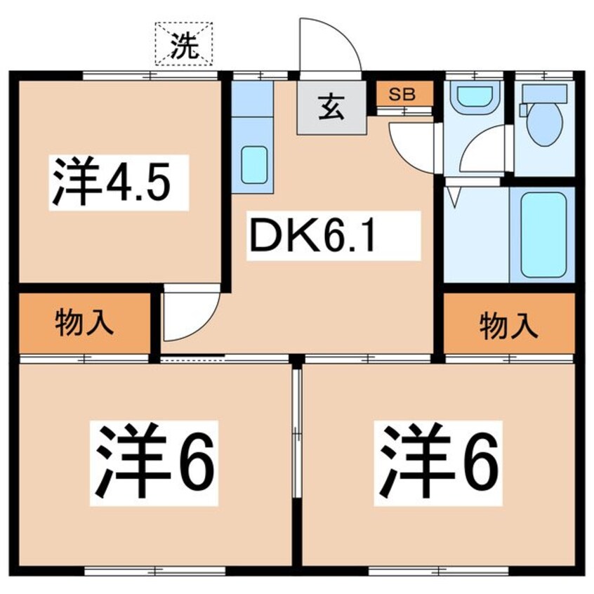 間取図 クボタハイツＡ