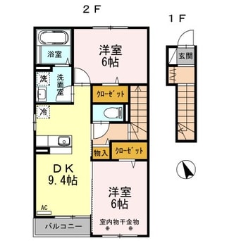 間取図 サウススクエア　2番館