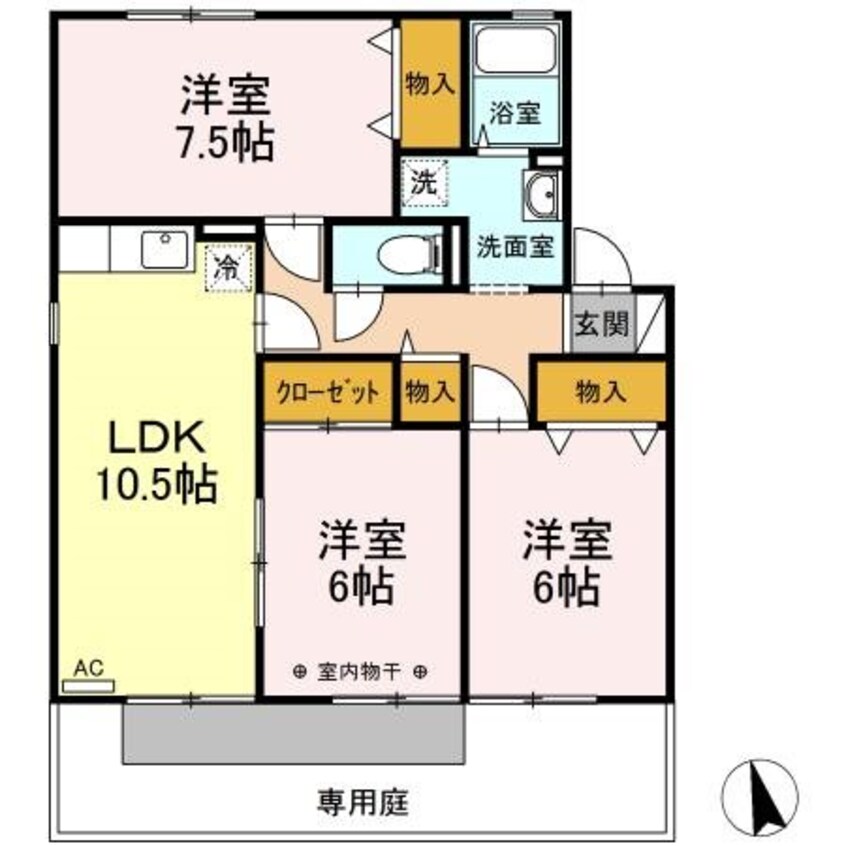 間取図 グランシャリオ　Ａ