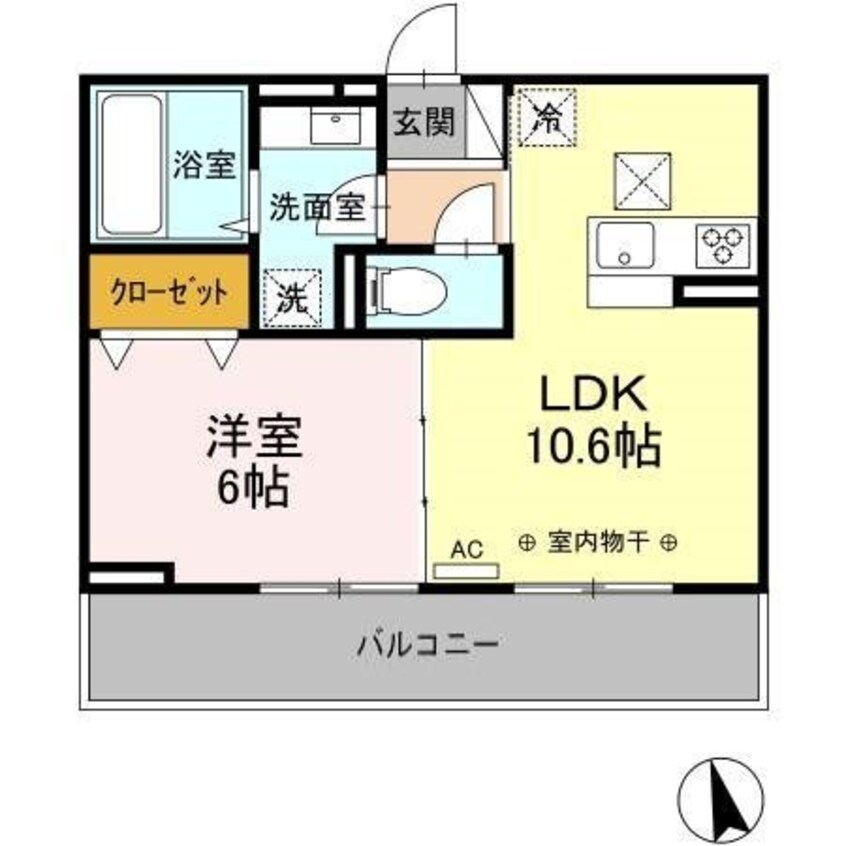 間取図 サンプラウド藤