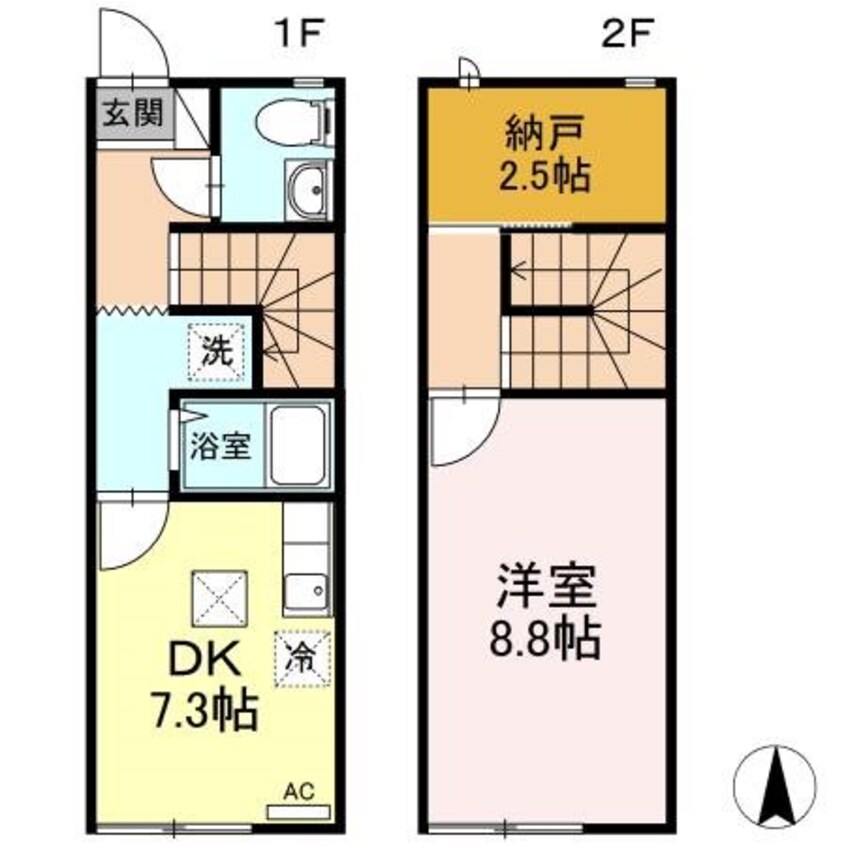 間取図 エスポワール・N　B