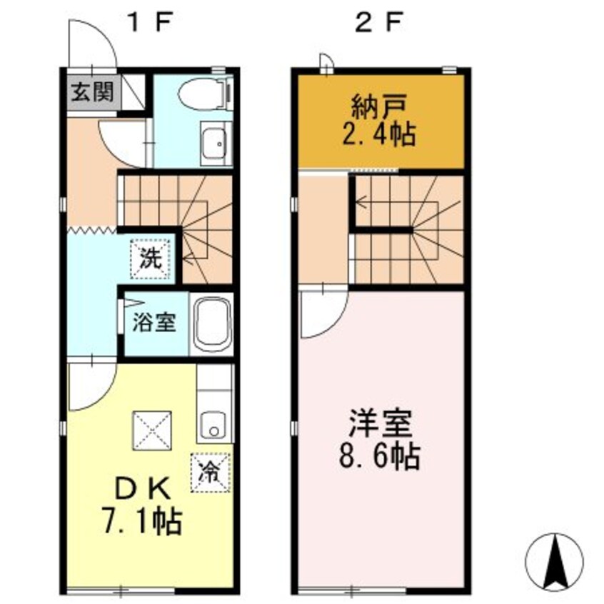 間取図 エスポワール・N　B