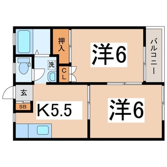 間取図 サンライフナカゴミ
