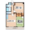 ハイツ和光 2LDKの間取り