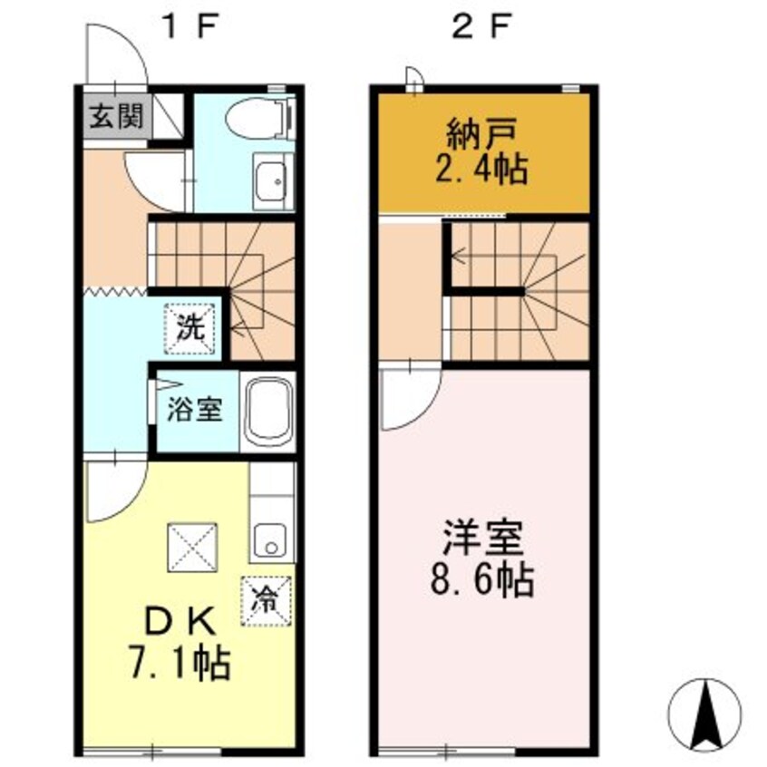 間取図 エスポワール・N　A